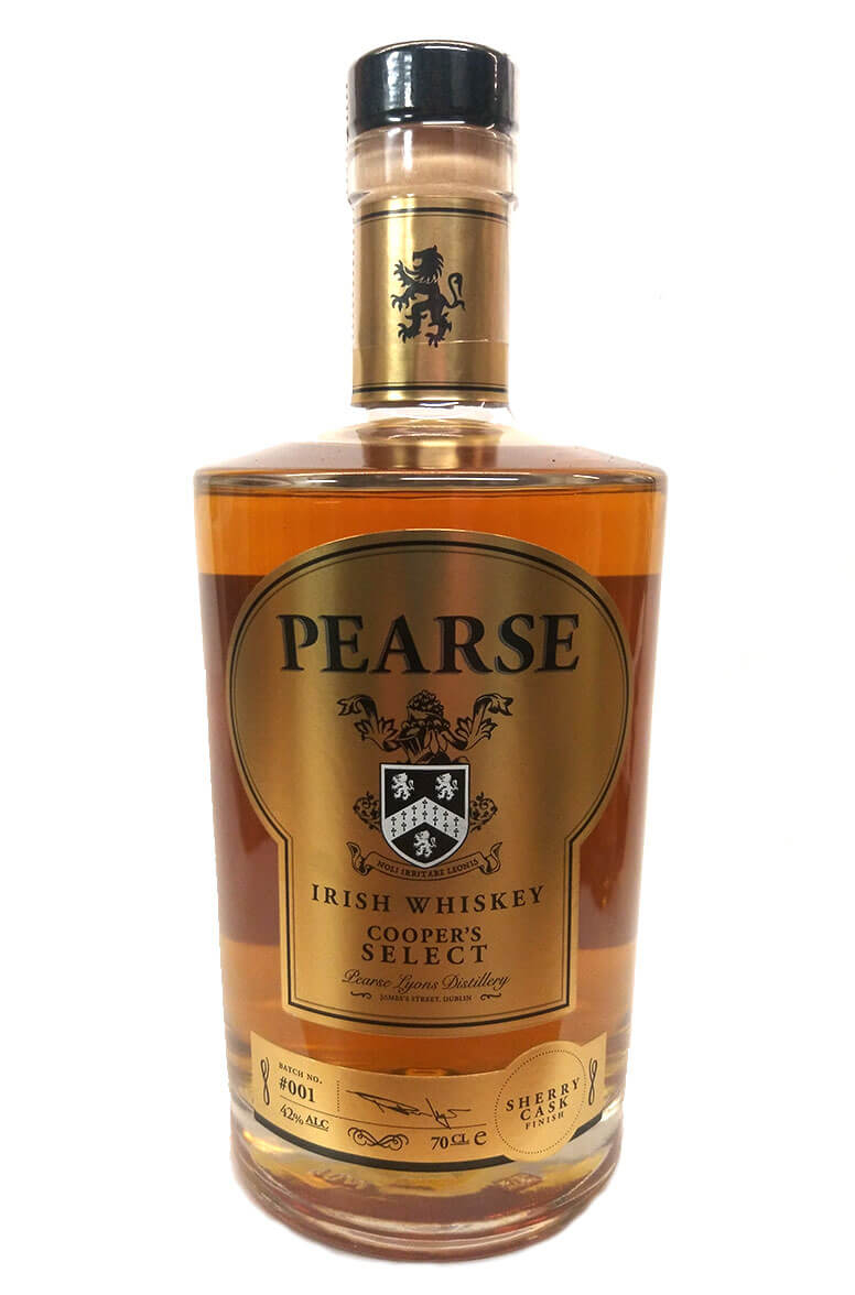 Pearse Lyons Coopers Select Sherry Irish Whiskey