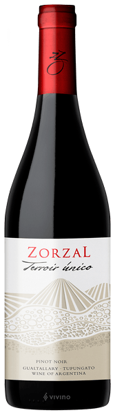 Zorzal Terroir Unico Pinot Noir Tupungato